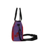 Red Tote Bag with Shoulder Strap